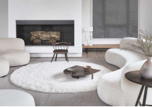 Tapis Artic sheep white en laine - LORENA CANALS