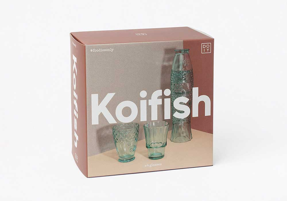 Set de 4 verres Koifish mint - DOIY