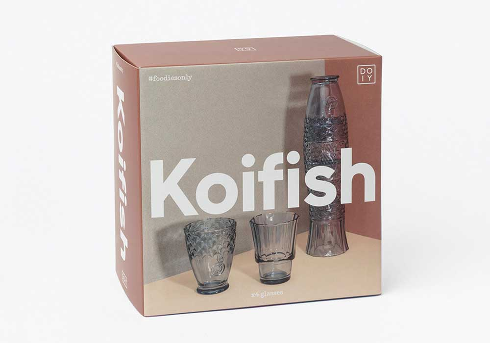 Set de 4 verres Koifish mint - DOIY