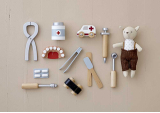 Set de 9 Jouets Dentiste Eleo en bois - BLOOMINGVILLE