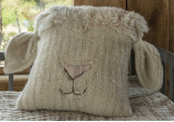 Coussin Pink Nose Sheep en laine - LORENA CANALS