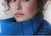 Echarpe Playing Madras jodhpur blue - MILLE ET CLAIRE