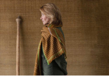 Echarpe Playing Madras brown neem - MILLE ET CLAIRE