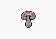 Broche Champignon (boite S) - MACON & LESQUOY