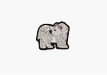 Broche Ours Polaire (boite S) - MACON & LESQUOY