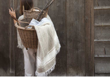 The Belgian Towel Fouta Flax stripe - LIBECO