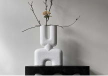 Vase Cobra Double medio white - 101 COPENHAGEN