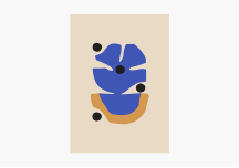 Affiche "Flor Azul" 30x40 - PAPER COLLECTIVE