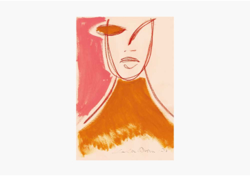 Affiche "Pink Portrait" 30x40 - PAPER COLLECTIVE