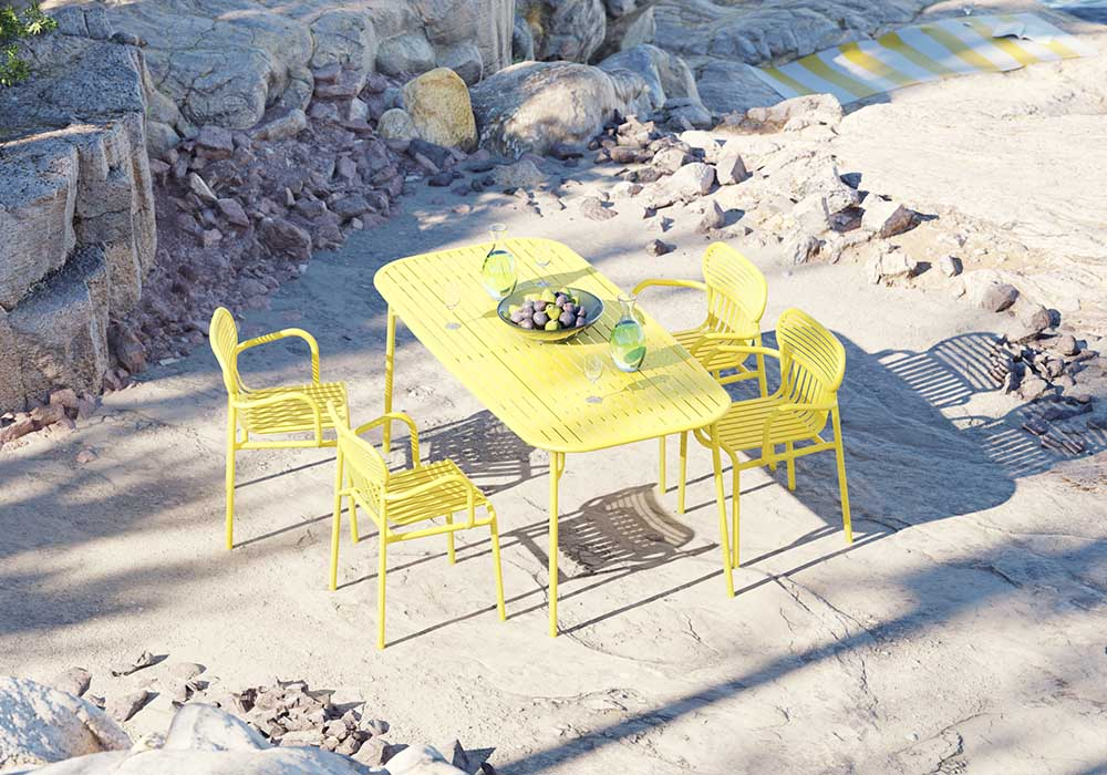 Table rectangulaire Week-end outdoor - PETITE FRITURE