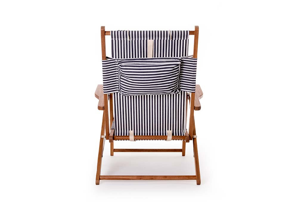 Chaise Tommy Laurens Navy Stripe - BUSINESS & PLEASURE