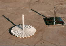 Pied de parasol Camshell 25kg antique white - BUSINESS & PLEASURE