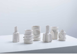 Assortiment de 6 Vases Molly beige - SERAX