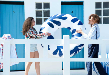 Bouee Moorea white / navy D120 - THE NICE FLEET