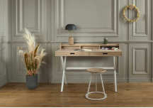 Secrétaire Hyppolite en chêne - HARTO