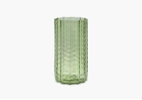 Vase 02 Waves green transparent - SERAX