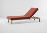 Chaise longue Bitta pieds teck - KETTAL