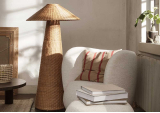 Lampadaire Dou en rotin - FERM LIVING