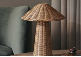 Lampe de table Dou en rotin - FERM LIVING