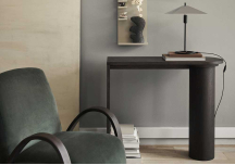 Console Pylo dark stained oak - FERM LIVING