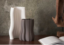Vase Moire S anthracite - FERM LIVING