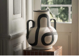 Vase Trace off-white - FERM LIVING