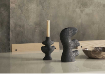 Bougeoir Yara S rustic iron - FERM LIVING