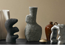 Vase Yara L grey pumice - FERM LIVING