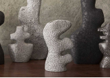 Vase Yara S grey pumice - FERM LIVING