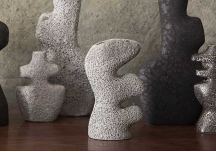 Vase Yara S grey pumice - FERM LIVING