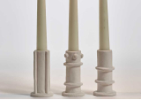 Assortiment de 3 Bougeoirs Molly 03 beige - SERAX