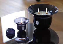 Grande Bougie Calabrun Mistral Noir - MARGAUX KELLER