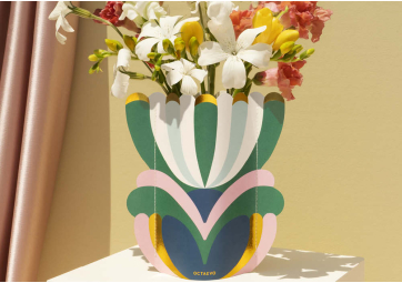 Mini Vase papier Elysia - OCTAEVO