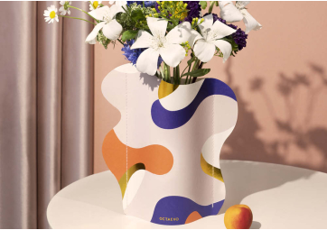 Mini Vase papier Gaia - OCTAEVO