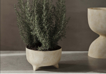 Pot Evoke low warm sand - FERM LIVING