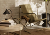 Modele d'Expo Desert Lounge Chair olive - FERM LIVING