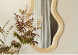 Miroir Pond medium en rotin - FERM LIVING