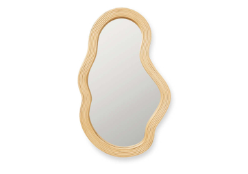 Miroir Pond medium en rotin - FERM LIVING
