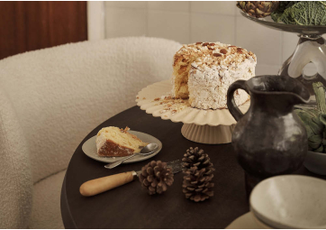 Présentoir à gâteaux Fountain en grès - FERM LIVING