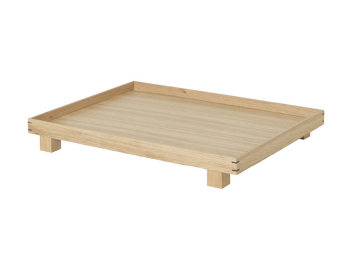 Plateau Bon L en chêne massif - FERM LIVING