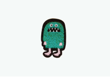 Sticker Hairy Monster (carte L) - MACON & LESQUOY