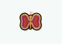 Broche Papilloncoeur (boite S) - MACON & LESQUOY