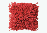 Coussin Rugged Woolen cherry red 50x50 cm - HK LIVING