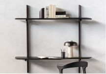 Bureau mural en acajou massif - PI - ETHNICRAFT