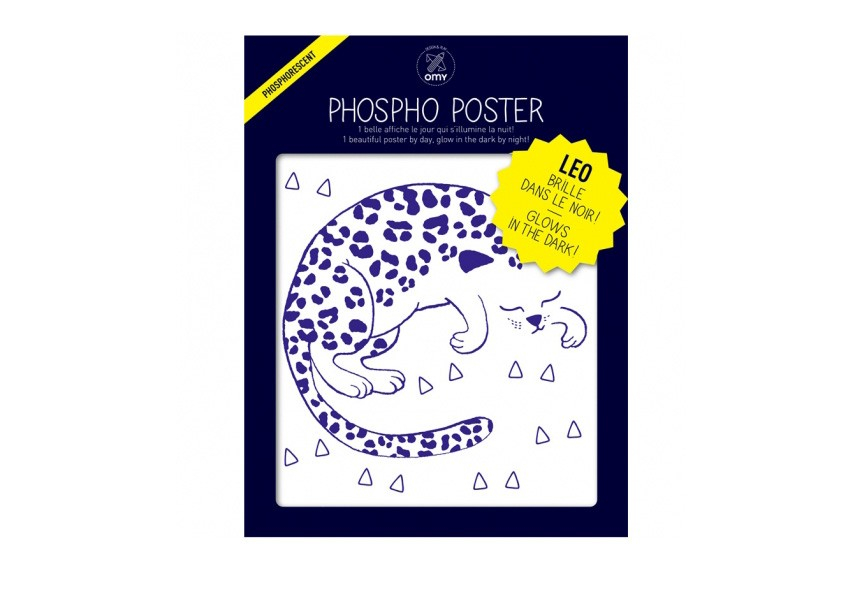 Poster Phosphorescent Tigre - OMY